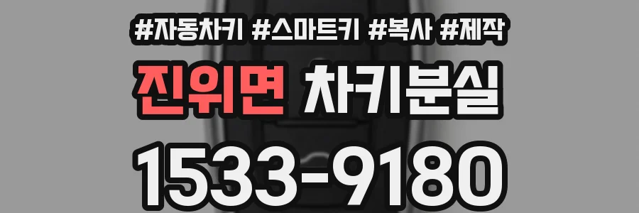 진위면 차키분실