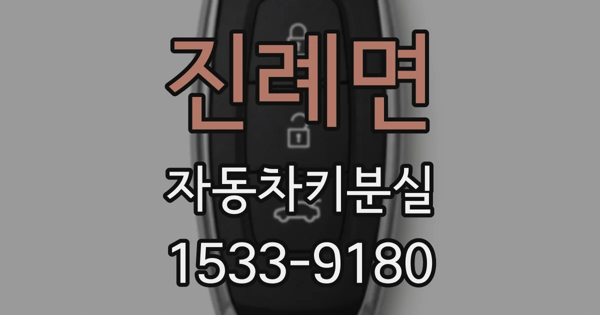 진례면 자동차키분실