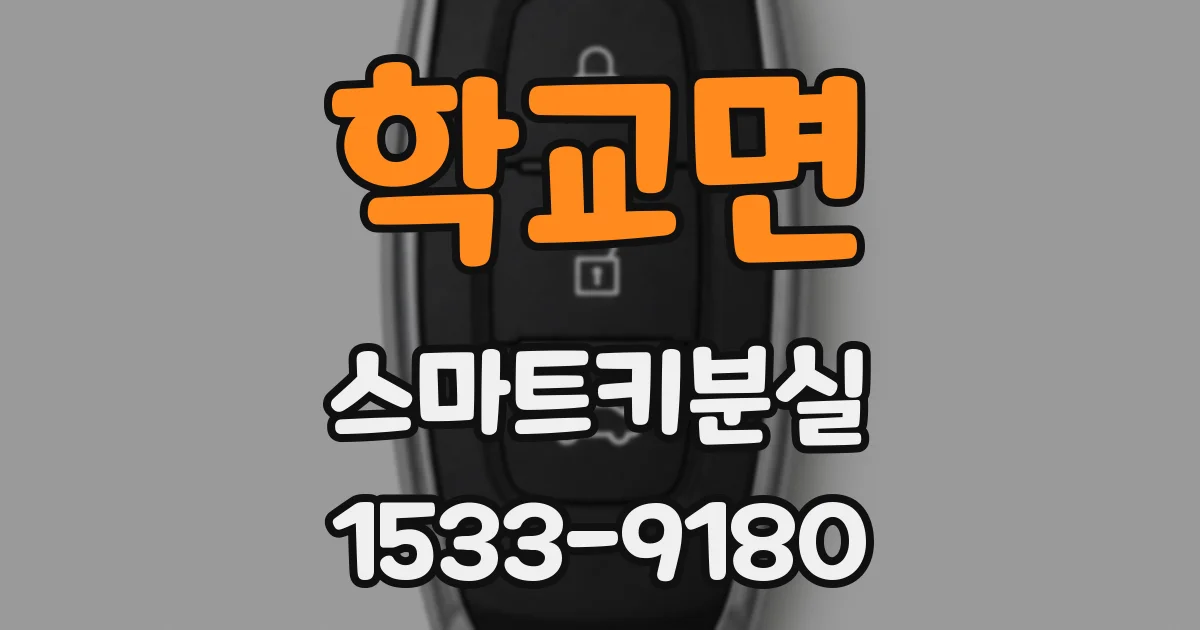 학교면 스마트키분실