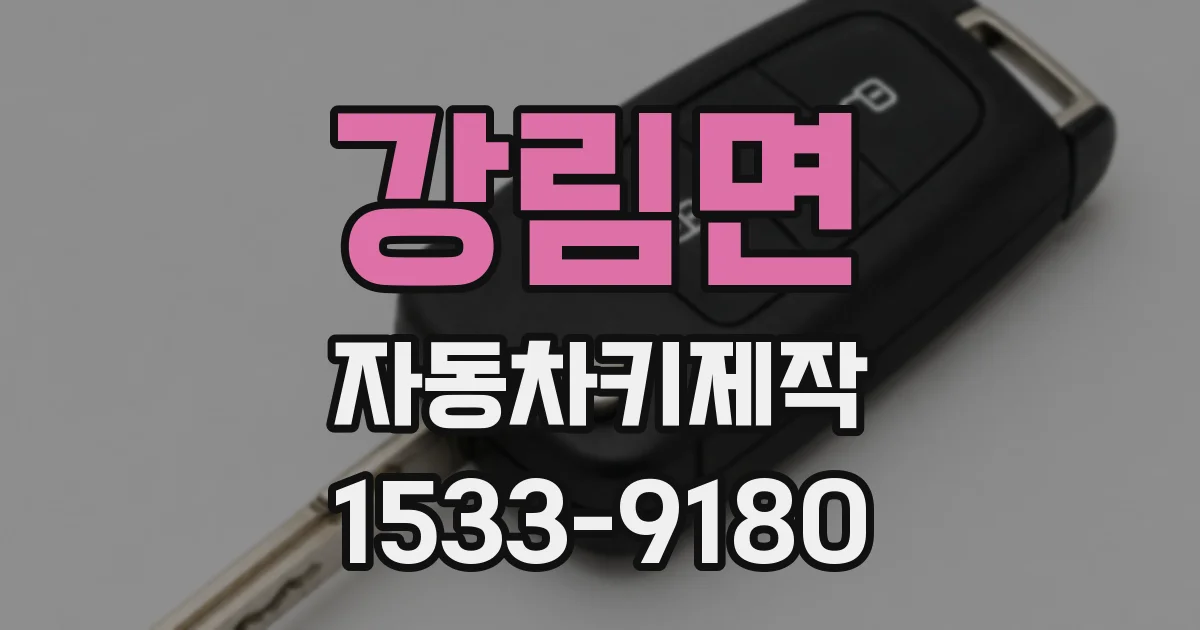 강림면 자동차키제작