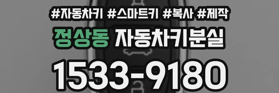 정상동 자동차키분실