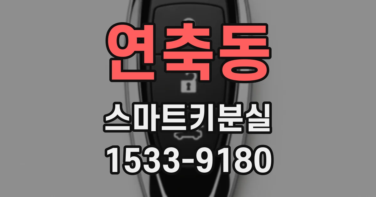 연축동 스마트키분실