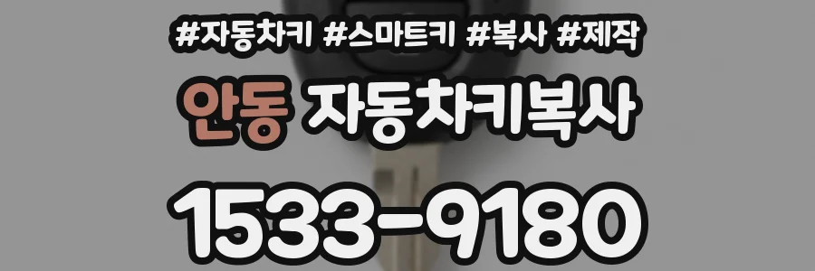 안동 자동차키복사