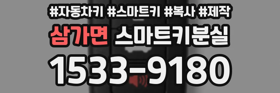 삼가면 스마트키분실
