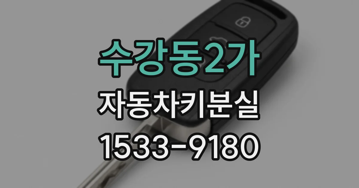 수강동2가 자동차키분실