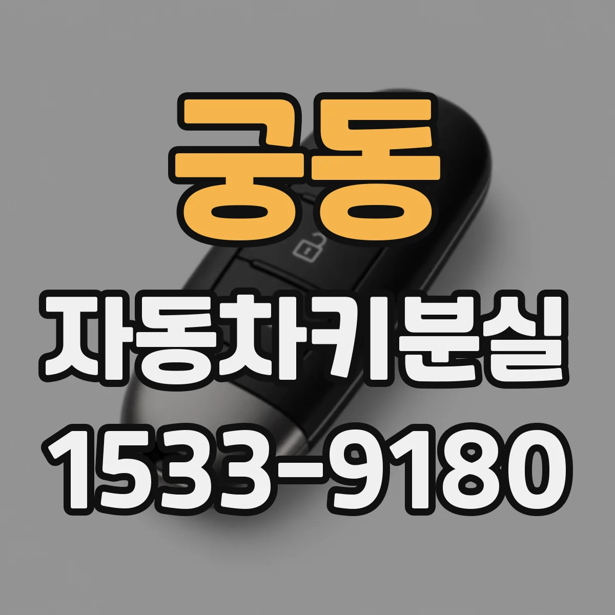 궁동 자동차키분실