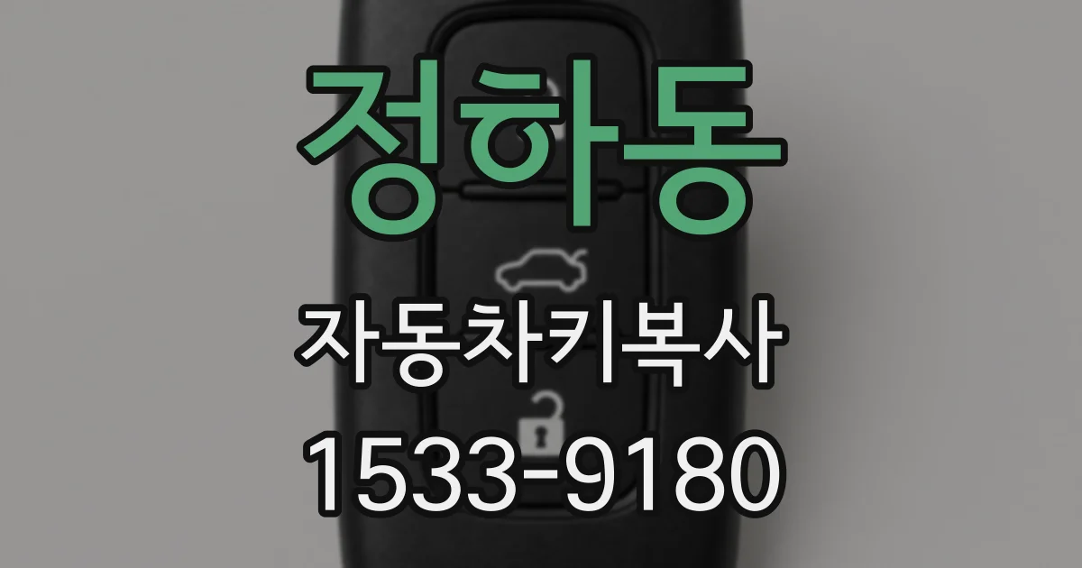 정하동 자동차키복사