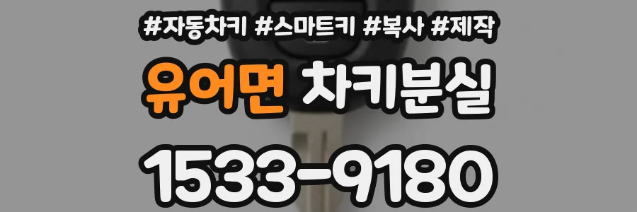 유어면 차키분실