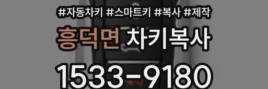 흥덕면 차키복사