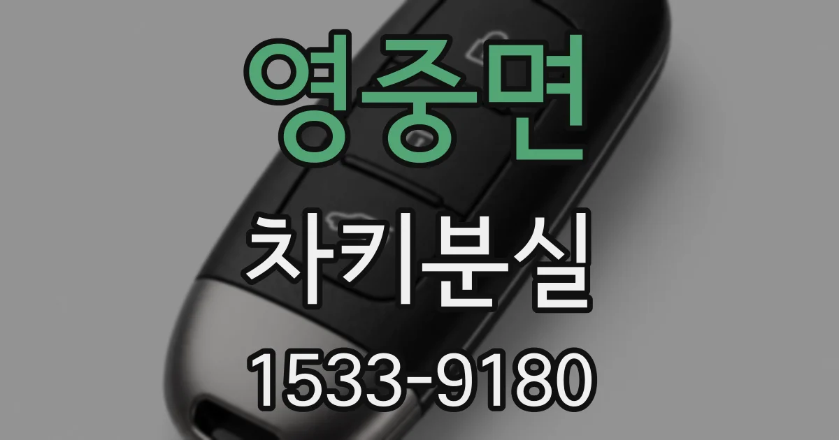 영중면 차키분실