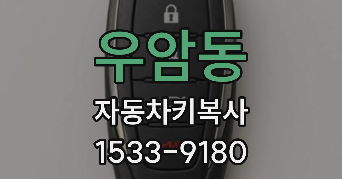 우암동 자동차키복사