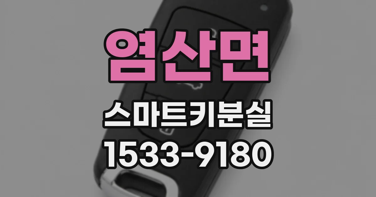 염산면 스마트키분실