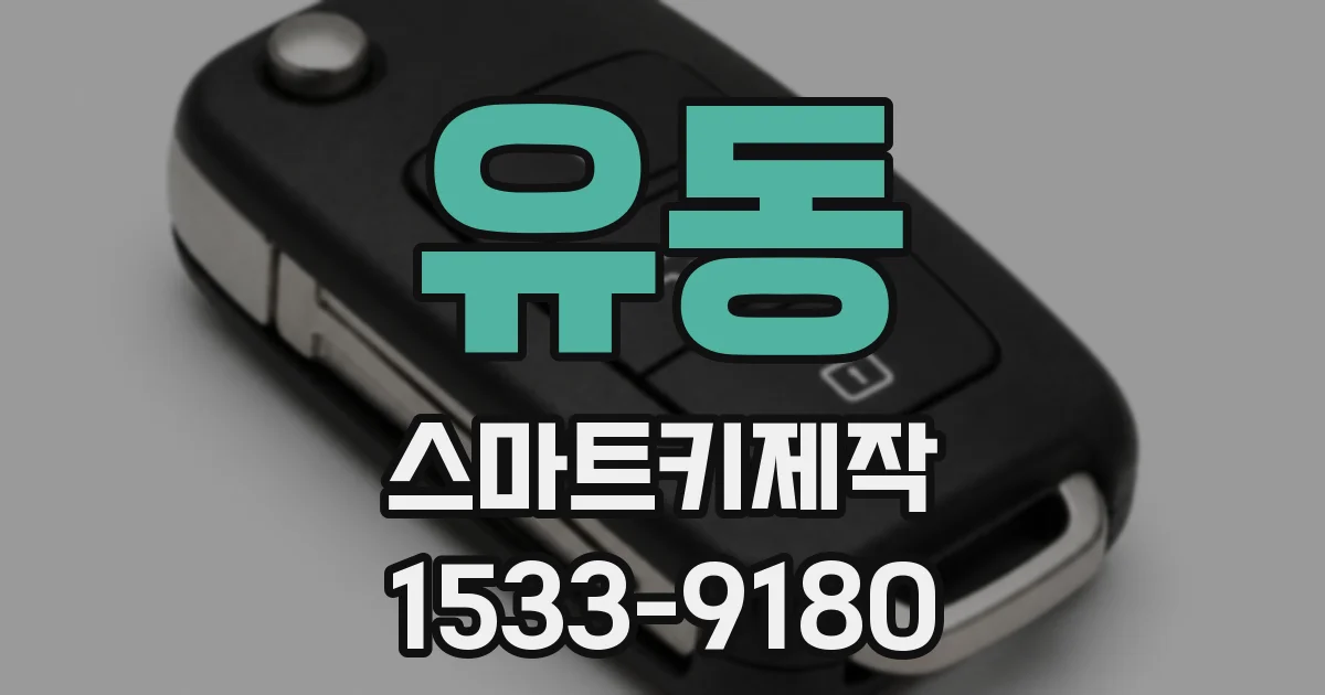 유동 스마트키제작