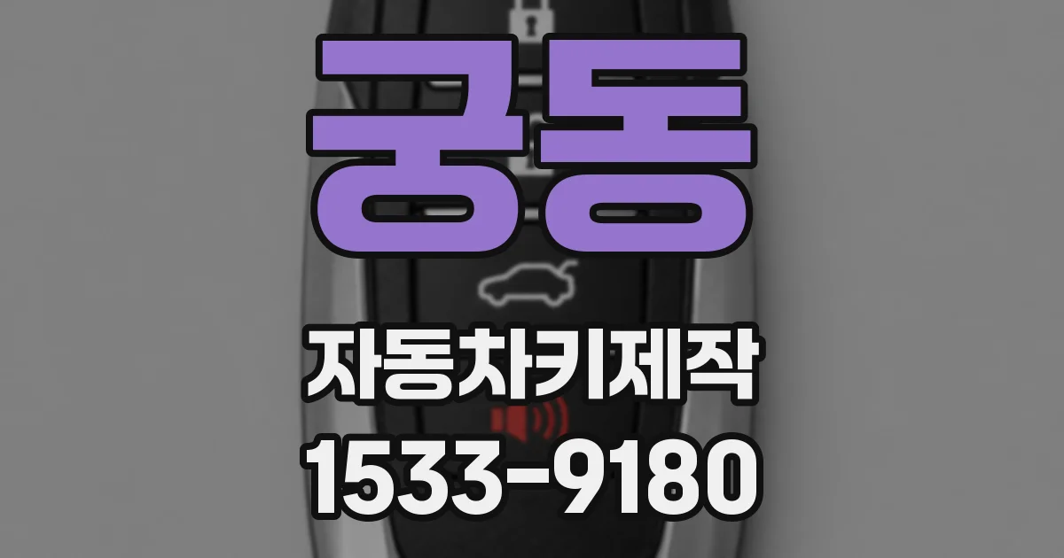 궁동 자동차키제작