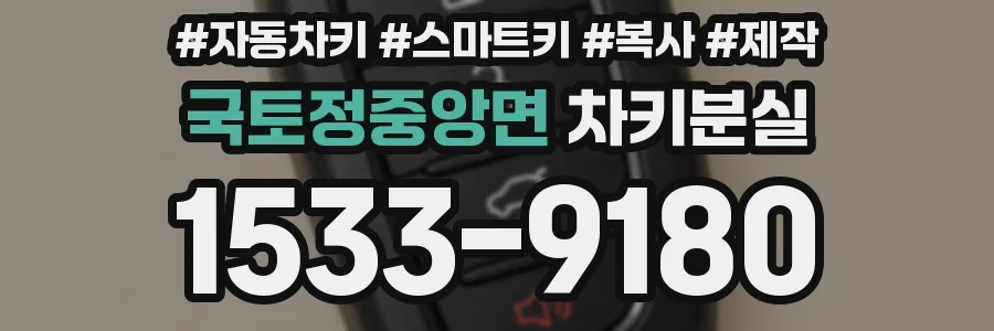 국토정중앙면 차키분실