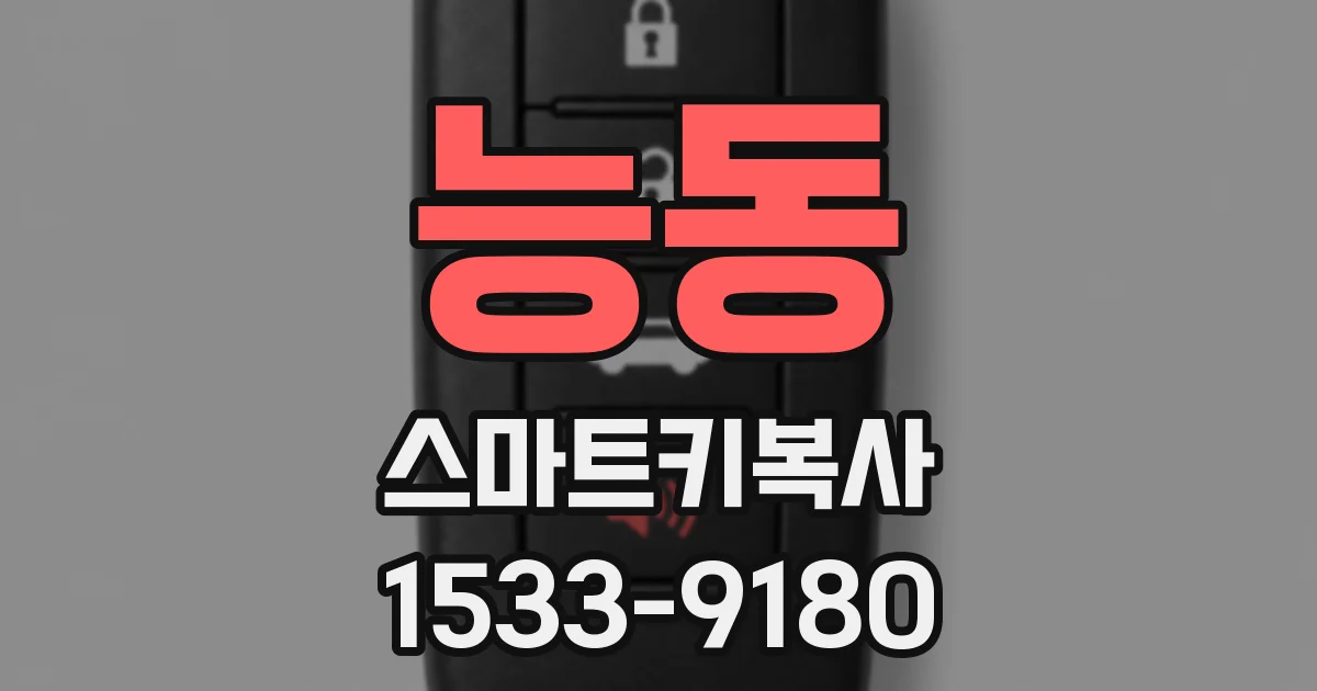 능동 스마트키복사