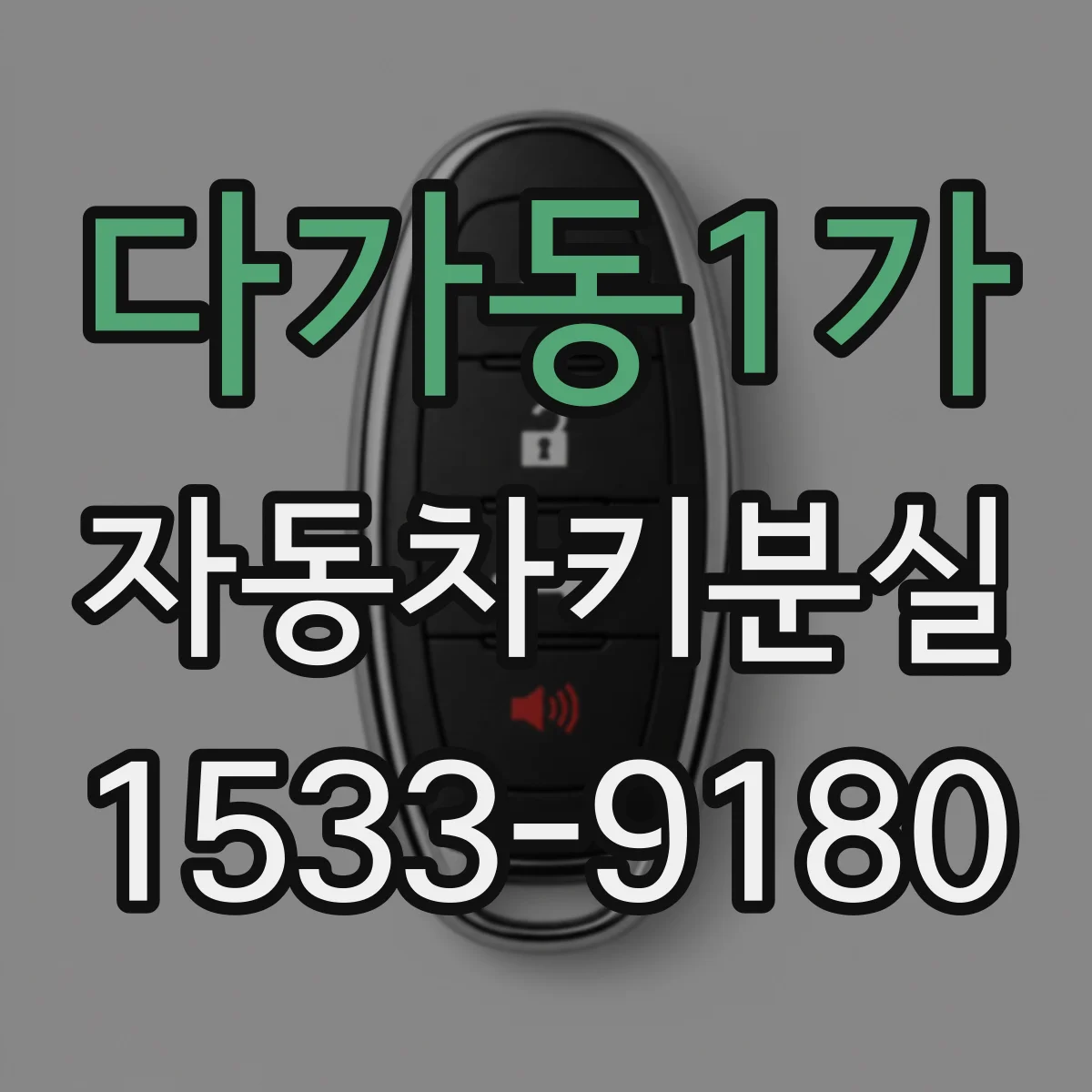 다가동1가 자동차키분실