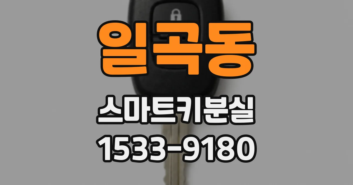일곡동 스마트키분실