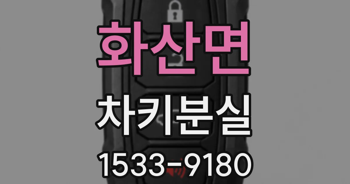 화산면 차키분실