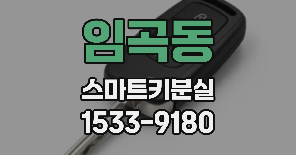 임곡동 스마트키분실