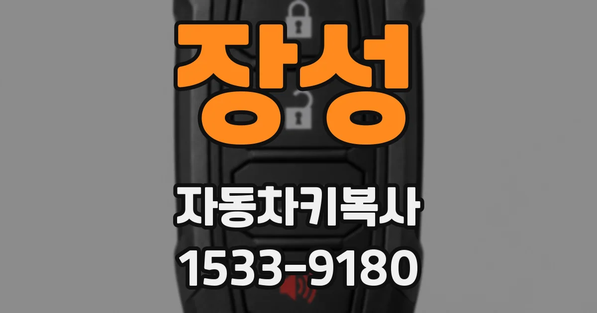 장성 자동차키복사