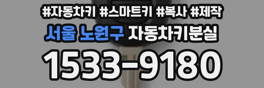 서울 노원구 자동차키분실