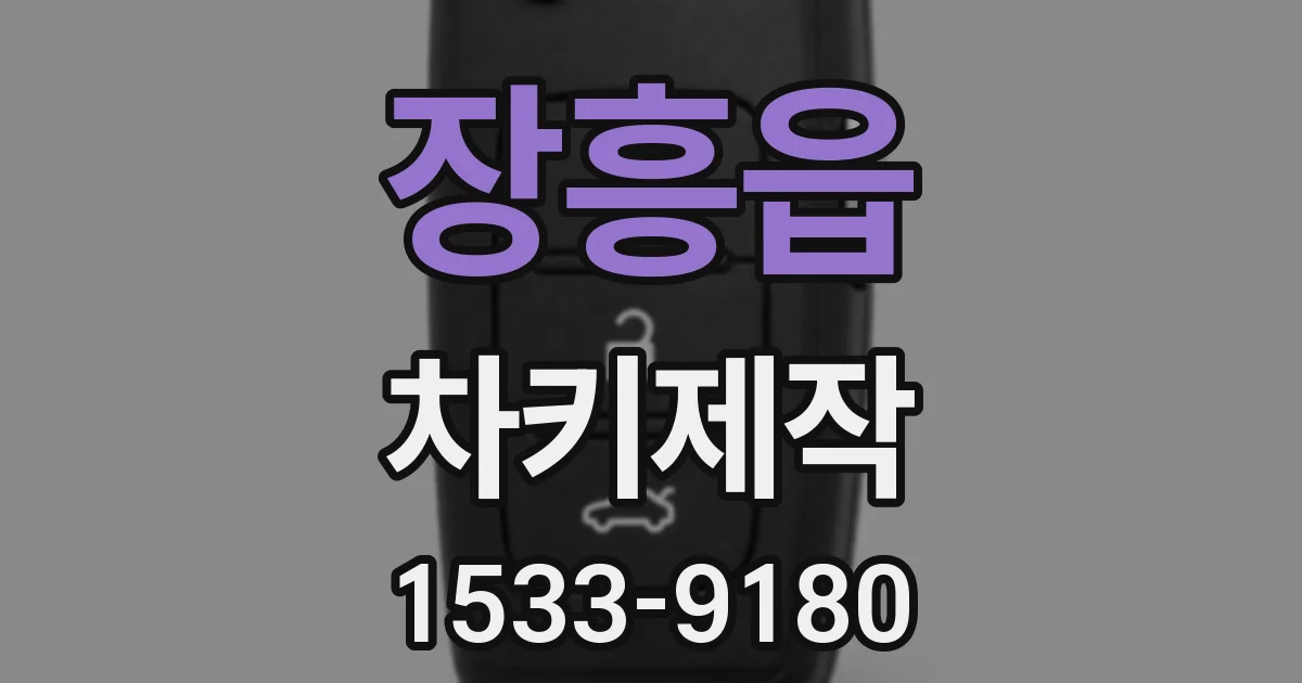 장흥읍 차키제작