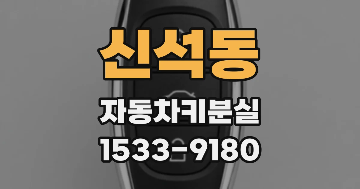 신석동 자동차키분실