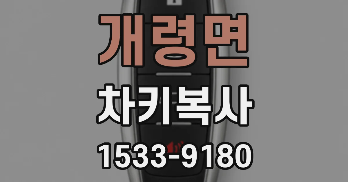 개령면 차키복사