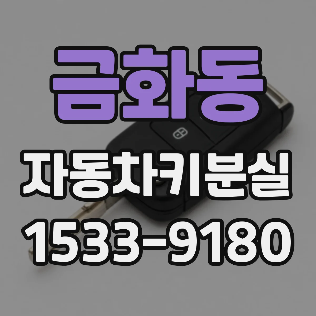금화동 자동차키분실