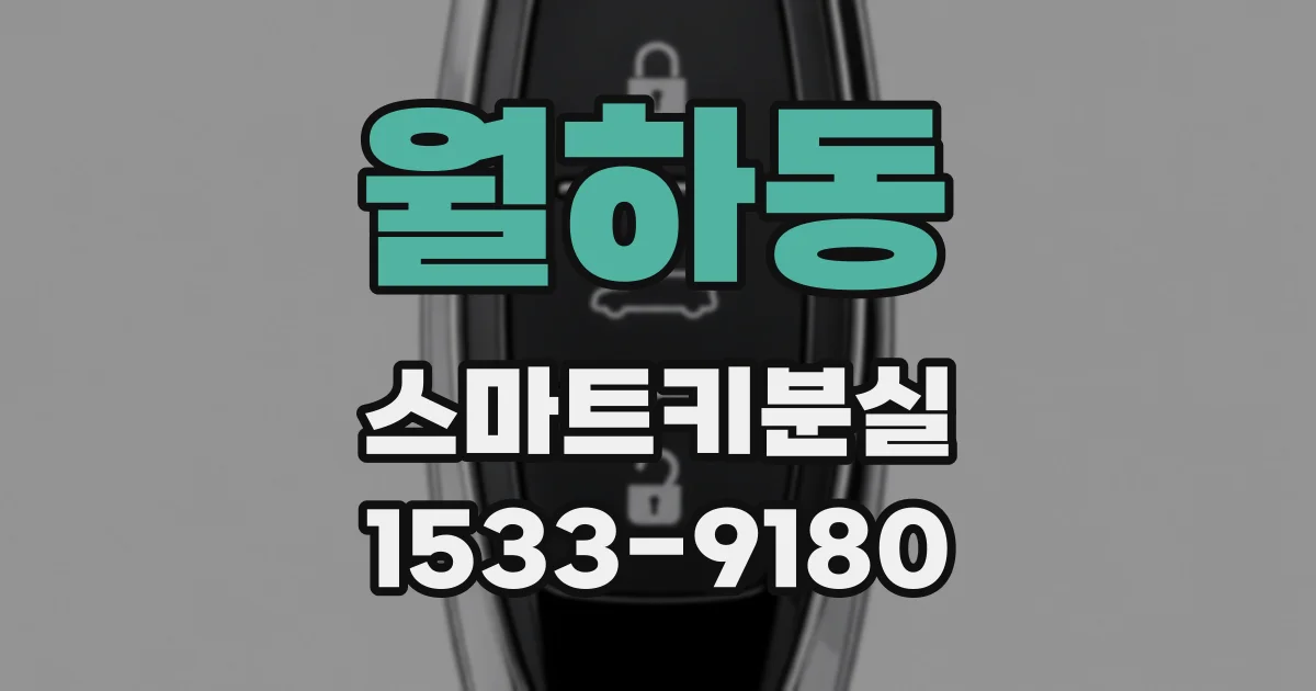 월하동 스마트키분실