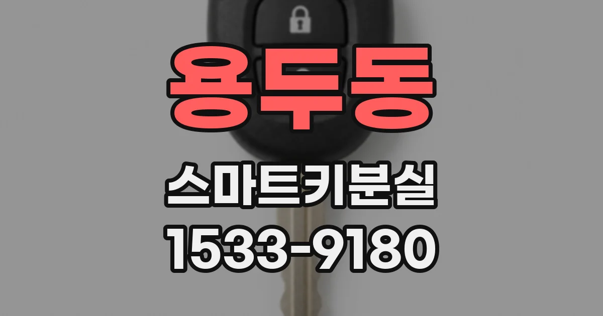 용두동 스마트키분실