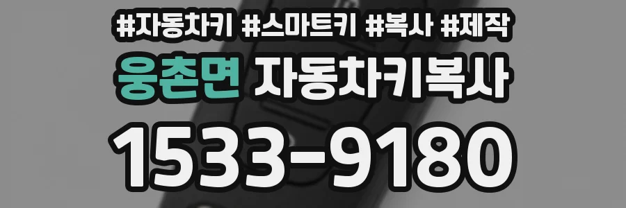 웅촌면 자동차키복사