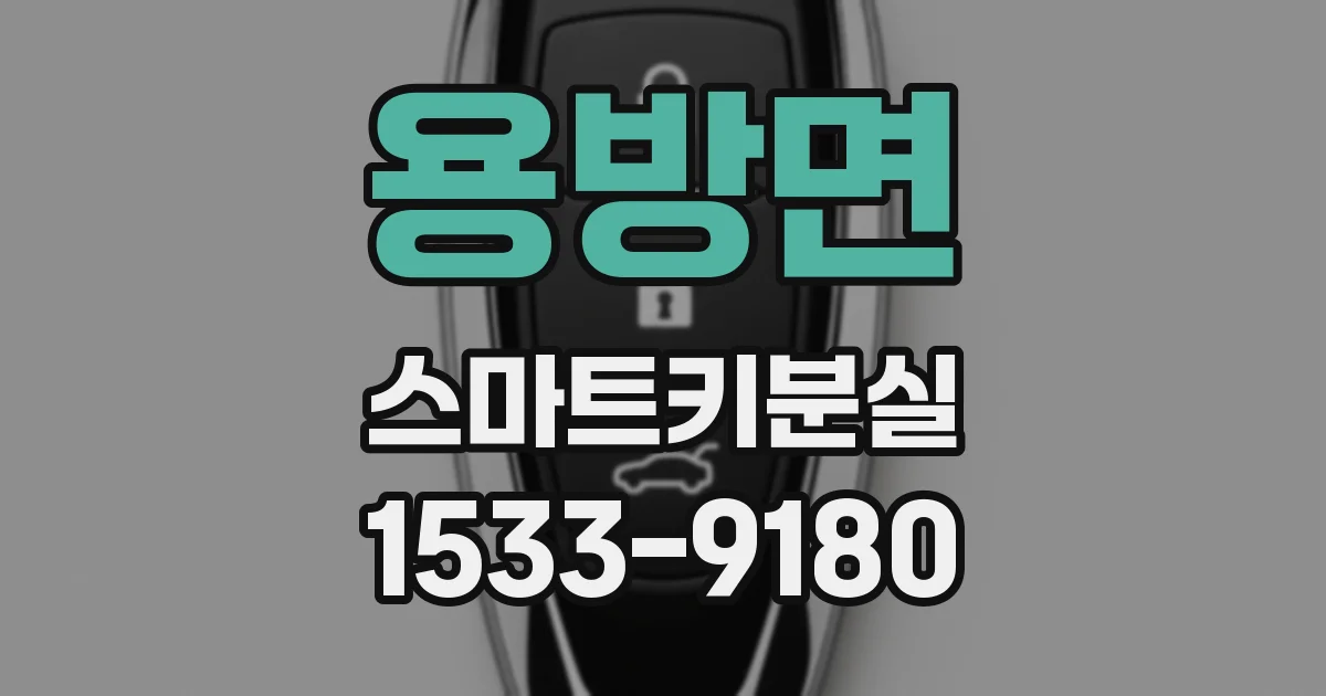 용방면 스마트키분실