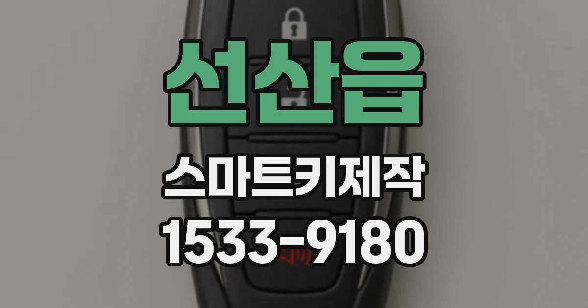 선산읍 스마트키제작