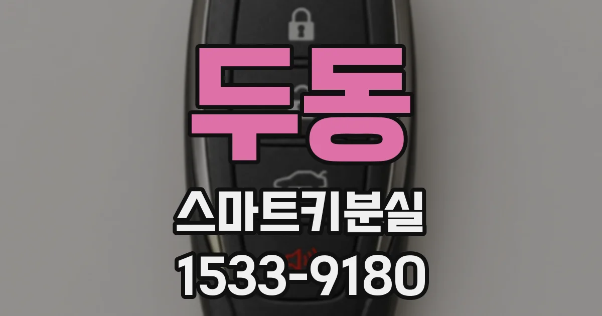 두동 스마트키분실