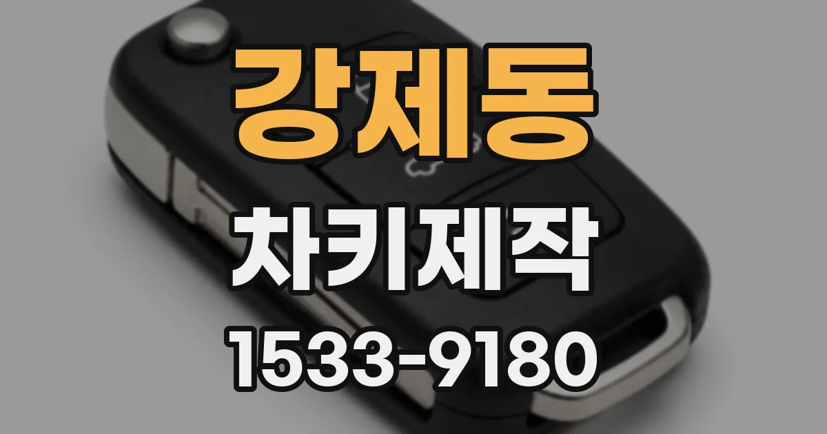 강제동 차키제작