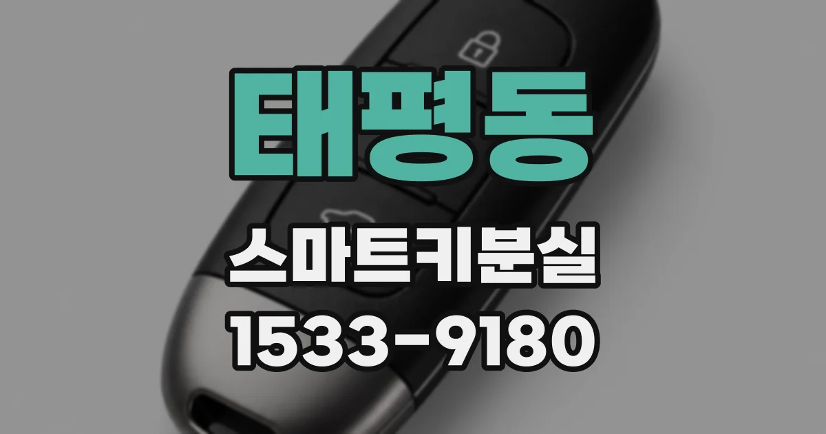 태평동 스마트키분실