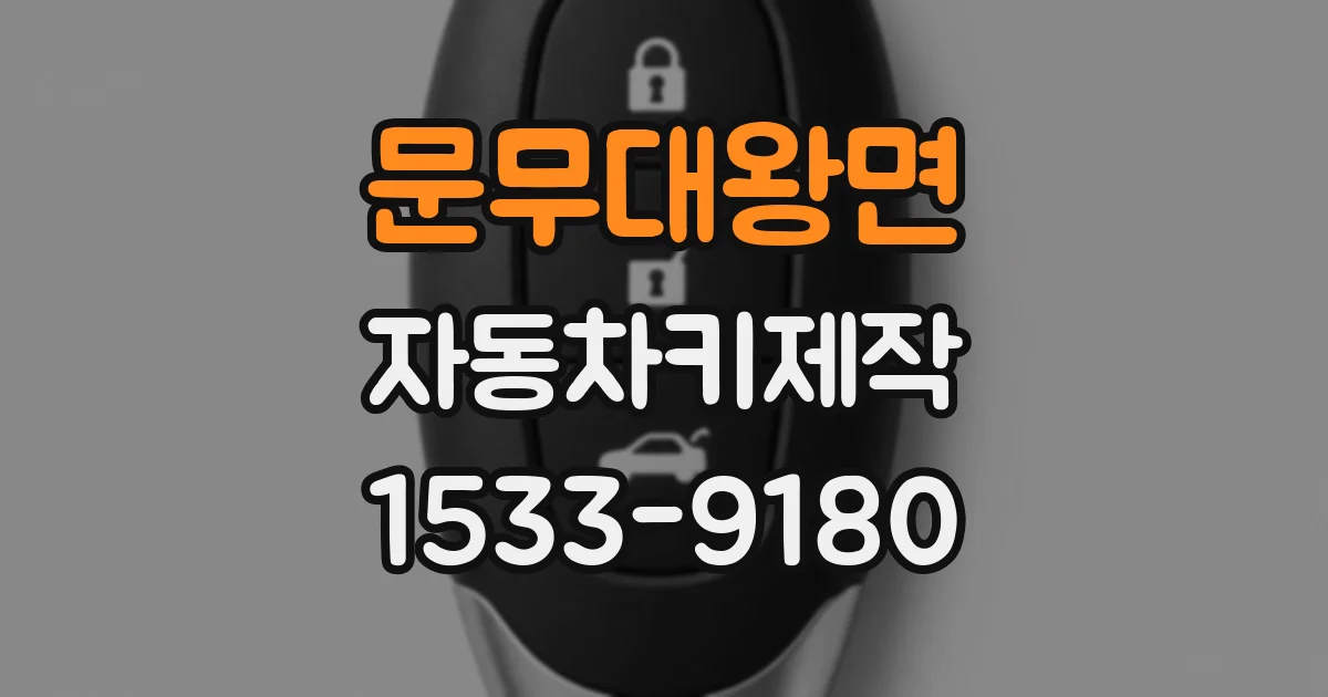 문무대왕면 자동차키제작