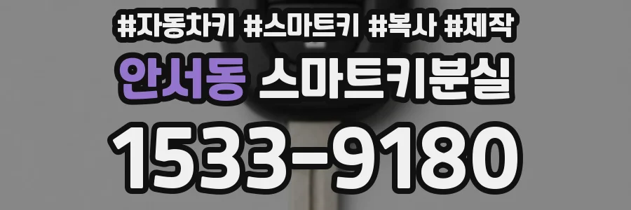 안서동 스마트키분실