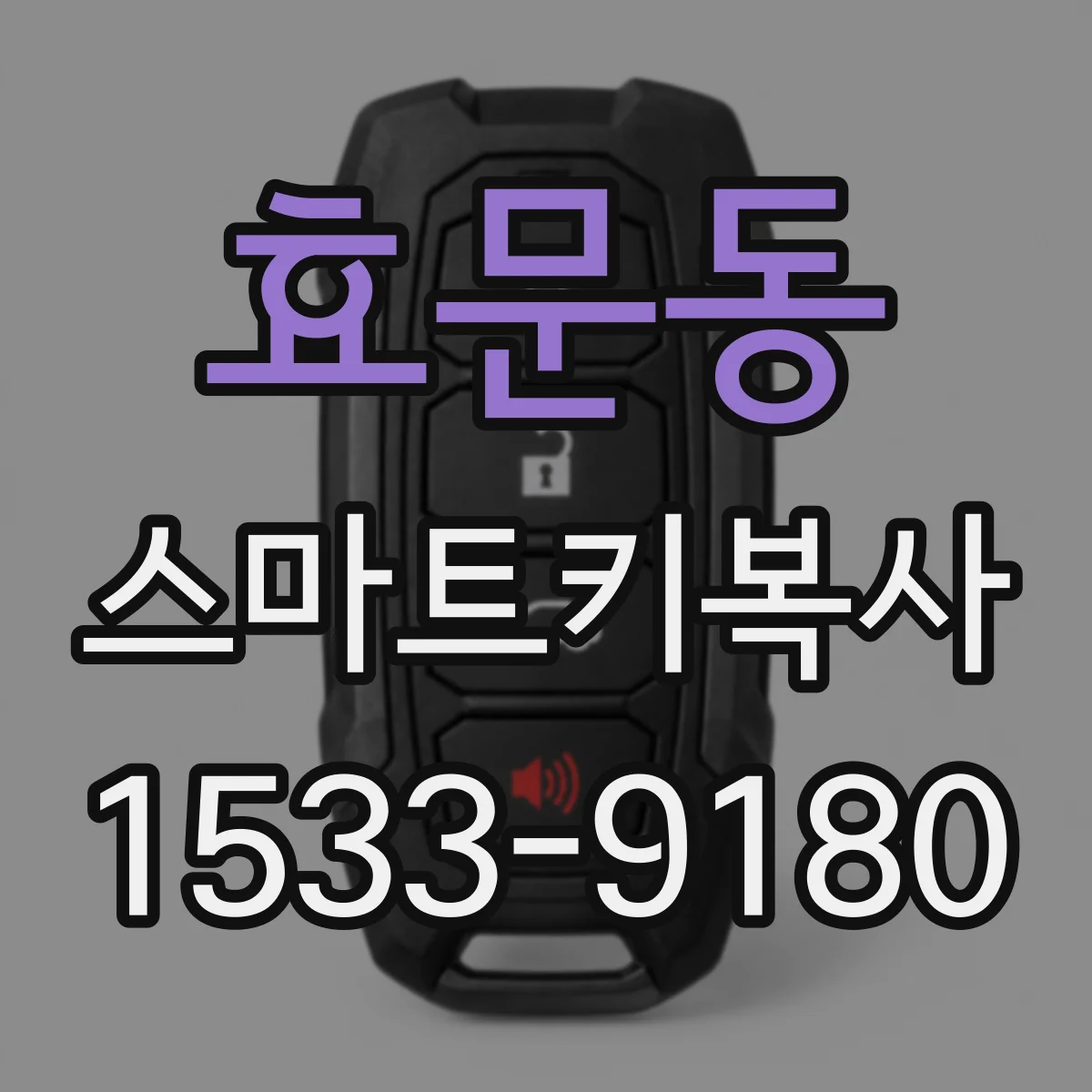 효문동 스마트키복사