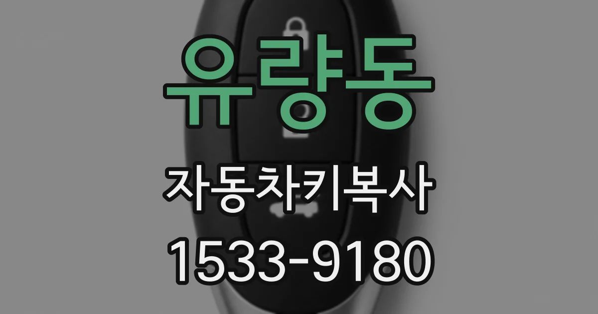 유량동 자동차키복사