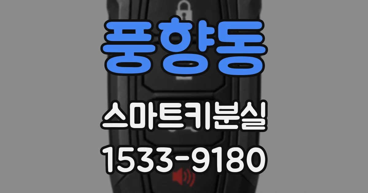 풍향동 스마트키분실