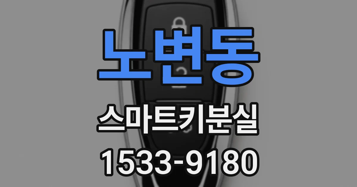 노변동 스마트키분실