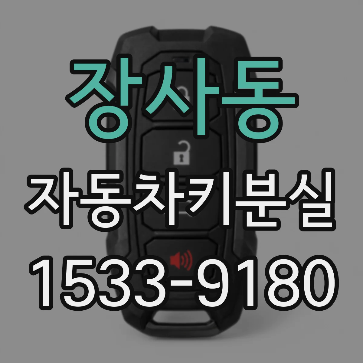 장사동 자동차키분실