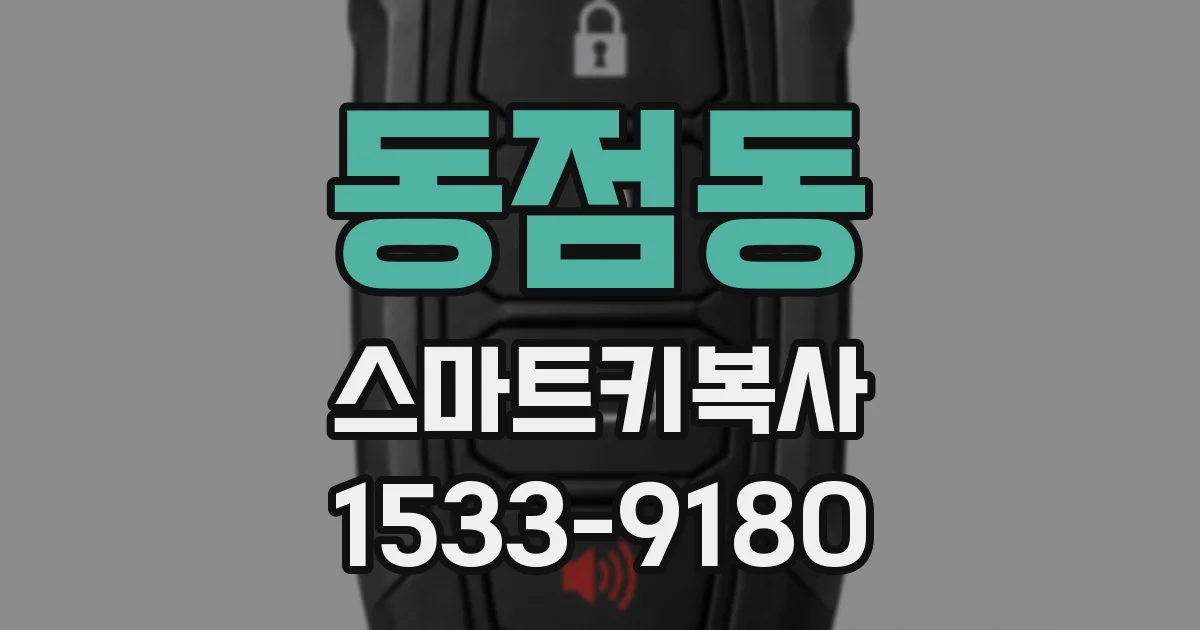 동점동 스마트키복사