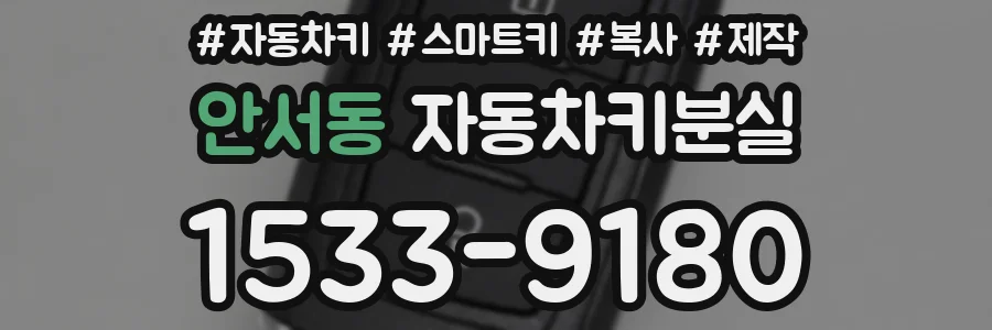안서동 자동차키분실