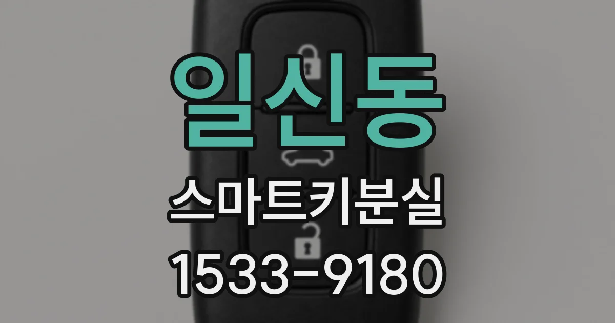 일신동 스마트키분실