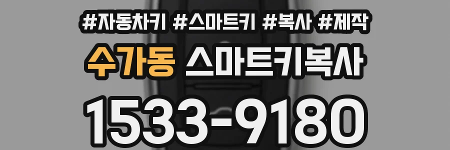 수가동 스마트키복사