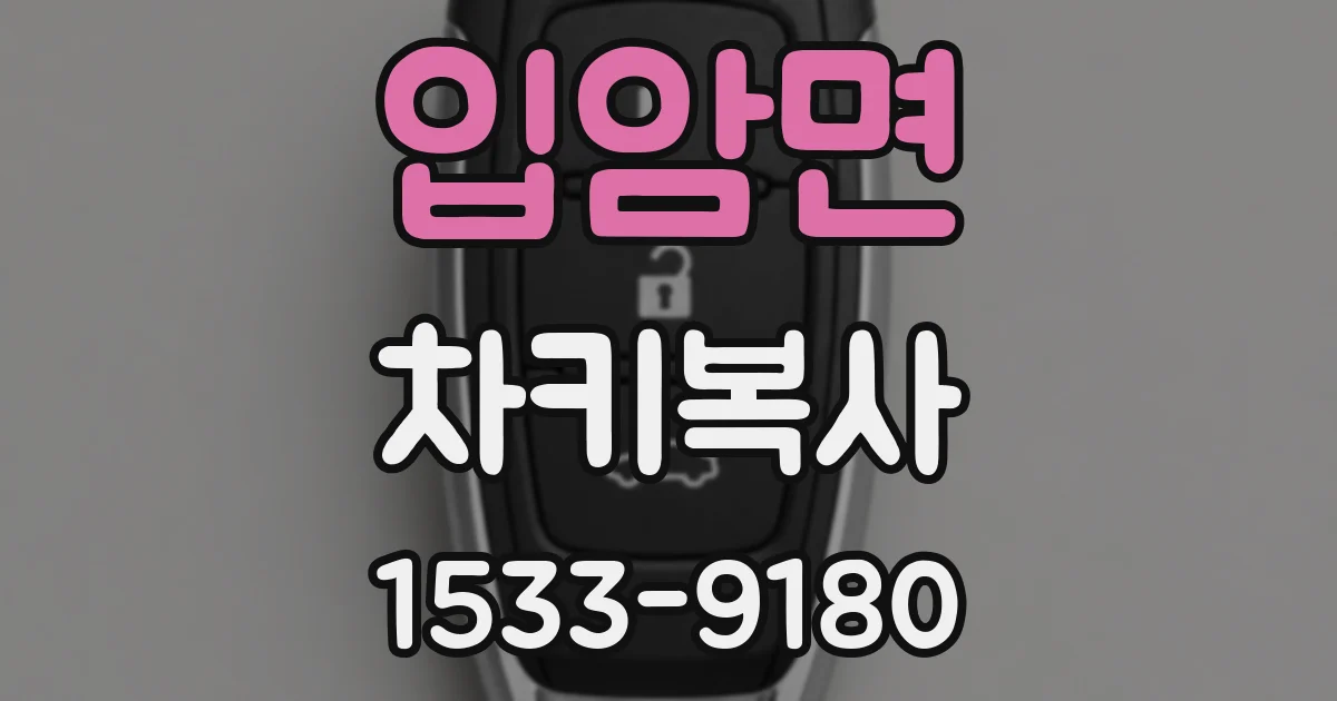 입암면 차키복사